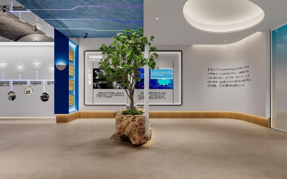 郑州千业新材料展厅设计案例